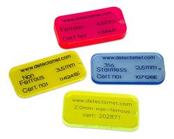 Пластины калибровочные металлодетектируемые продукция Detectamet
